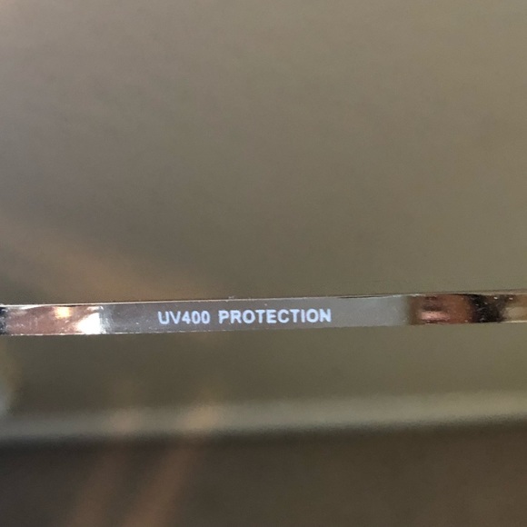 SOLD Round Sunglasses - Black and Gold - Picture 3 of 5